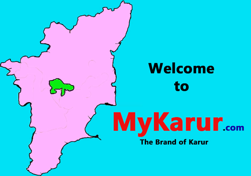 location of karur district in tamil nadu map